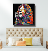 Harmonious Notes Wrapped Canvas